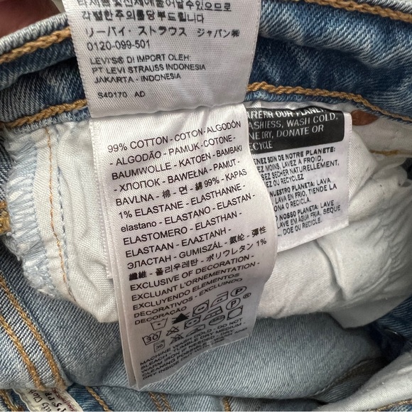 LEVI’S RIBCAGE STRAIGHT JEANS - Picture 4 of 7